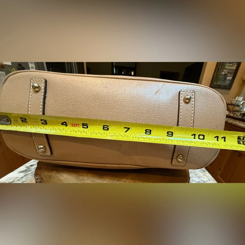 Dooney & Bourke Beige Satchel. like New! EUC. It will never go out of style. - Picture 15 of 16